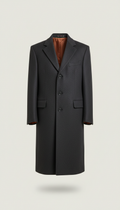 Charcoal Wool Statement Overcoat