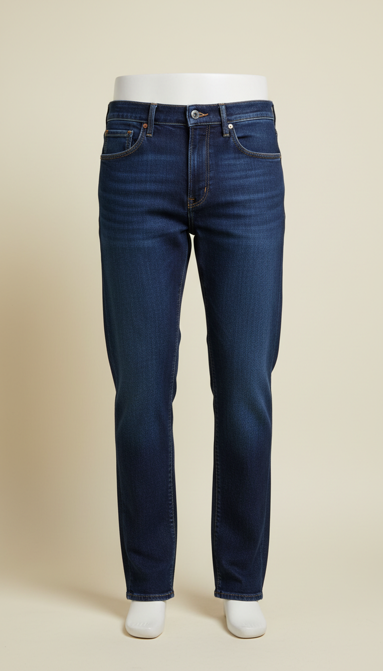 Premium Indigo Denim Jeans